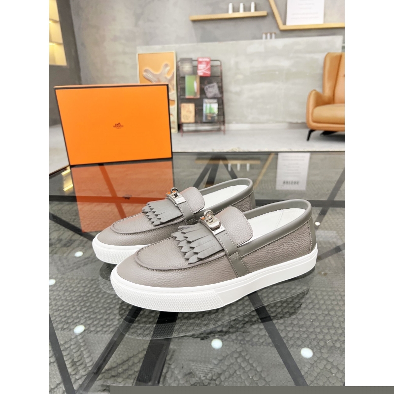 H**mes leather shoes